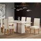 Conjunto Sala de Jantar Paola 6 Cadeiras Venus Viero