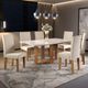 Conjunto Sala de Jantar Paulina 6 Cadeiras Venus Viero