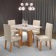 Conjunto Sala de Jantar Micaela 4 Cadeiras Venus Viero