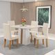 Conjunto Sala de Jantar Valeria 4 Cadeiras Venus Viero