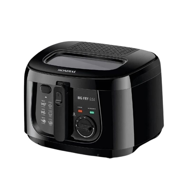 Fritadeira Elétrica Mondial com Óleo Big Fry FT-07 2,5L