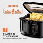 Fritadeira Elétrica Mondial com Óleo Big Fry FT-07 2,5L