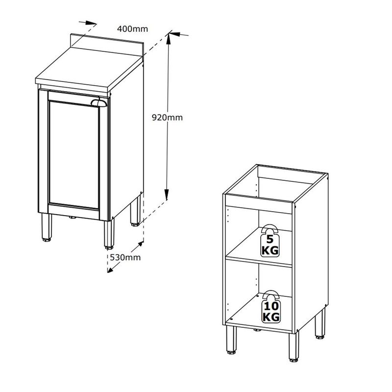 Balcao-1-Portas-40cm-com-Tampo-Royal-THB