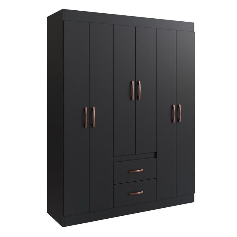 Guarda-Roupa-Solteiro-6-Portas-2-Gavetas-Sidney-Doripel