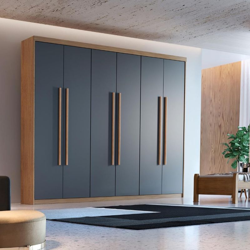 Guarda-Roupa-Casal-6-Portas-2-Gavetas-Hawai-Rufato