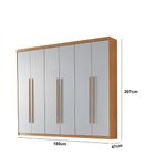 Guarda-Roupa-Casal-6-Portas-2-Gavetas-Hawai-Rufato