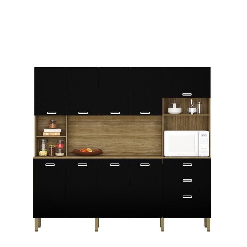 Cozinha-Compacta-10-Portas-2-Gavetas-Intense-Kits-Parana