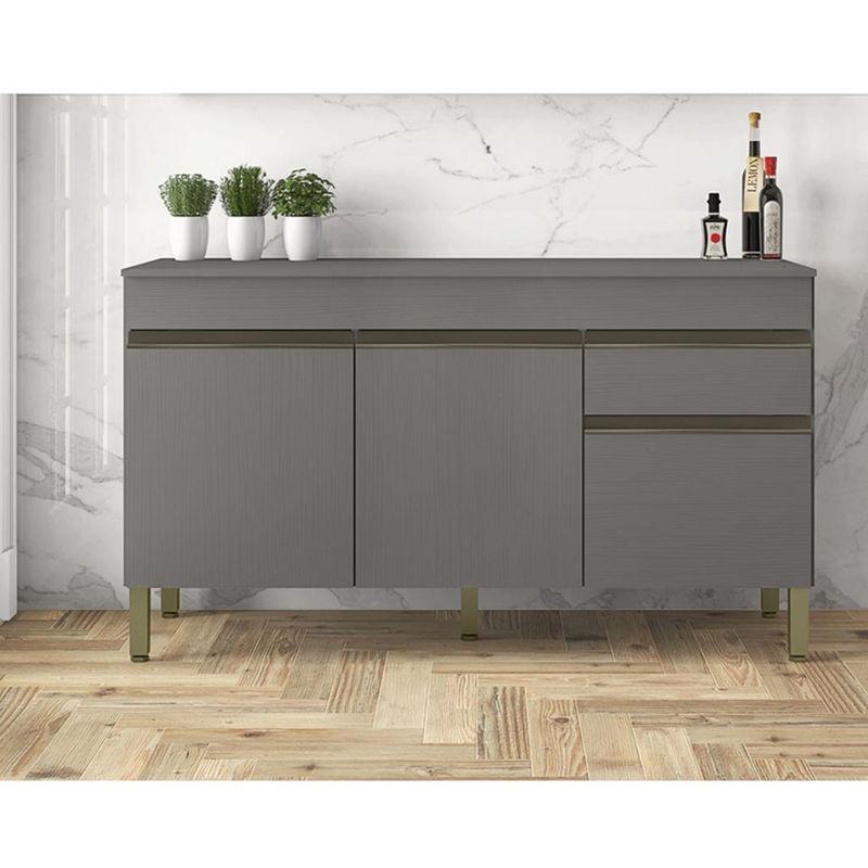 Balcao-3-Portas-1-Gaveta-150cm-com-tampo-Line-Kits-Parana
