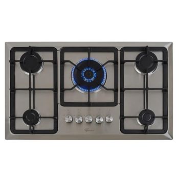 Cooktop 5 Bocas Fischer Infinity Tripla chama Acendimento Automático