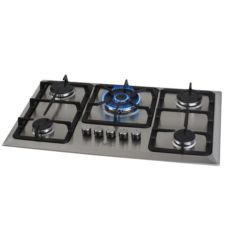 Cooktop-5-Bocas-Fischer-Infinity-Tripla-chama-Acendimento-Automatico