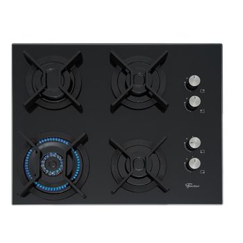 Cooktop 4 Bocas Fischer Tripla Chama  Infinity Mesa Vidro