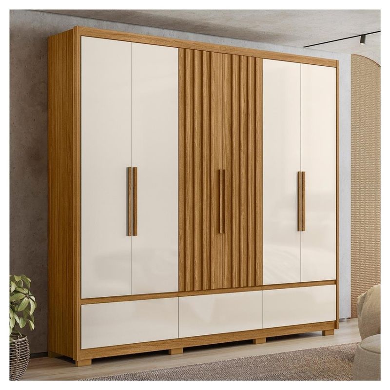 Guarda-Roupa-Casal-6-Portas-5-Gavetas-Flex-Amazonas-Moval-
