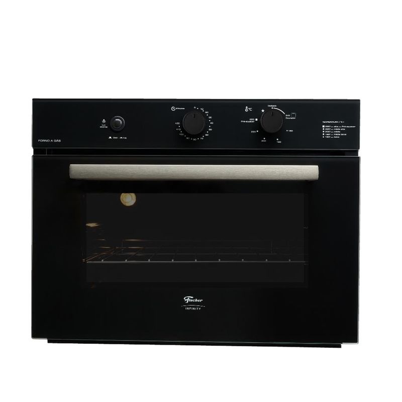 Forno-a-Gas-de-Embutir-Fischer-Infinity-50L-com-Grill