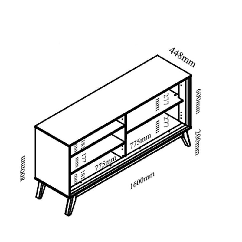 Buffet-4-Portas-LED-Requinte-Gelius-