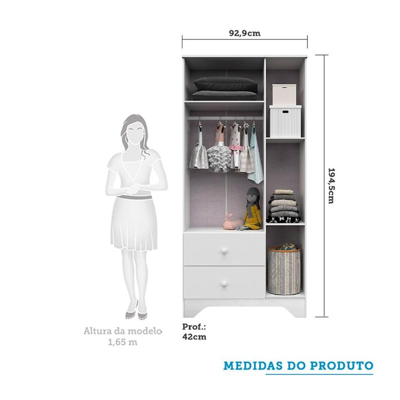 Guarda-Roupa-Infantil-Com-Vidro-3-Portas-2-Gavetas-Ben-Peroba-