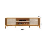 Rack para TV até 75 Polegadas 200cm 2 Portas Legacy EDN Móveis