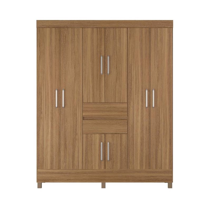 Guarda-Roupa-Casal-8-Portas-2-Gavetas-Munique-Demobile