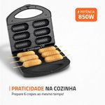 Crepeira Mondial Pratic Crepe e Hot Dog 850W CP-01