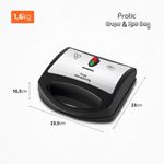 Crepeira Mondial Pratic Crepe e Hot Dog 850W CP-01