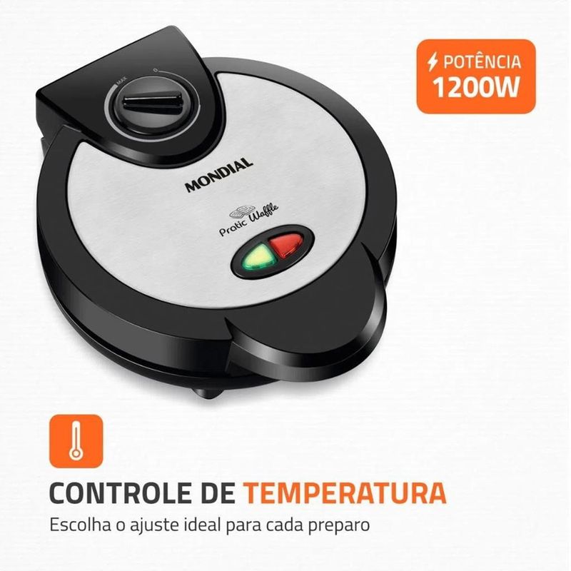 Maquina-de-Waffle-Mondial-Pratic-GW-01-1200W-