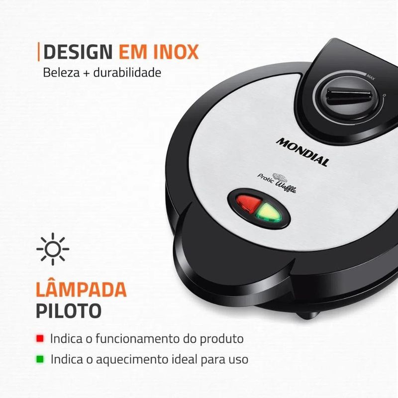 Maquina-de-Waffle-Mondial-Pratic-GW-01-1200W-