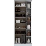 Sapateira-Duetto-D182-1-Porta-com-Espelho-Henn
