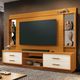Estante Home para TV Até 75 Polegadas 4 Gavetas 240cm com Rodízios Leni EDN Móveis