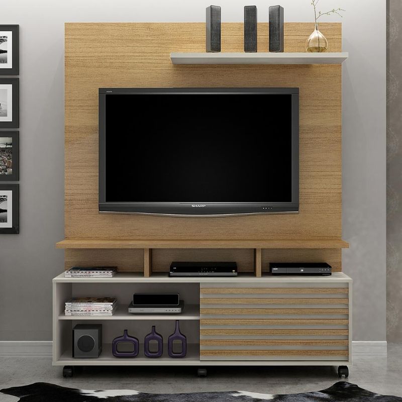 Estante-Home-para-TV-Ate-60-Polegadas-1-Porta-com-Rodizios-Star-Valdemoveis-