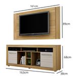 Rack-com-Painel-para-TV-Ate-50-Polegadas-2-Portas-com-Rodizios-Firenze-Valdemoveis-
