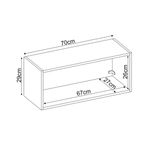 Armario-Aereo-1-Porta-70cm-Firenze-Demobile