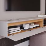 Painel para TV Até 60 Polegadas 1 Porta Ripado Panama Plus Permobilli