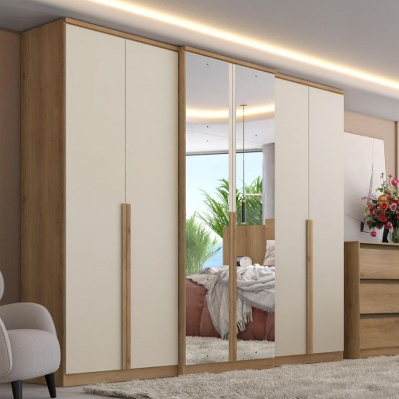 Guarda-Roupas-Casal-com-Espelho-6-Portas-4-Gavetas-Valencia-Full-Glass-THB