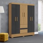 Guarda-Roupa-Solteiro-6-Portas-2-Gavetas-com-Pes-Coimbra-Aramoveis-