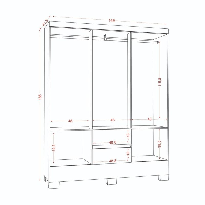 Guarda-Roupa-Solteiro-6-Portas-2-Gavetas-com-Pes-Coimbra-Aramoveis-