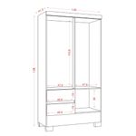 Guarda-Roupa-Solteiro-4-Portas-2-Gavetas-com-Pes-Coimbra-Aramoveis-