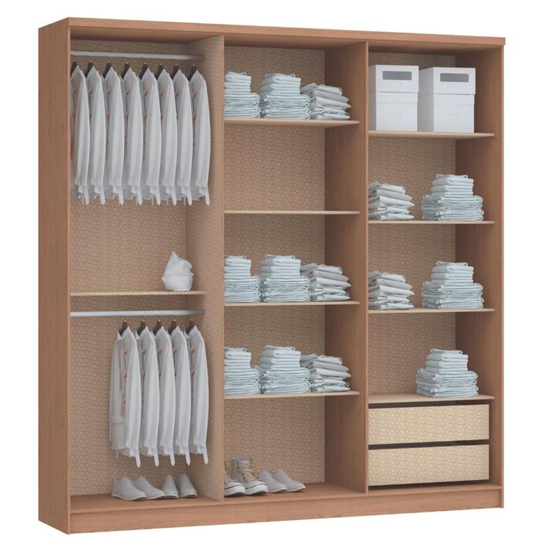 Guarda-Roupas-Casal-com-Espelho-6-Portas-2-Gavetas-Sonata-Moveis-Castro