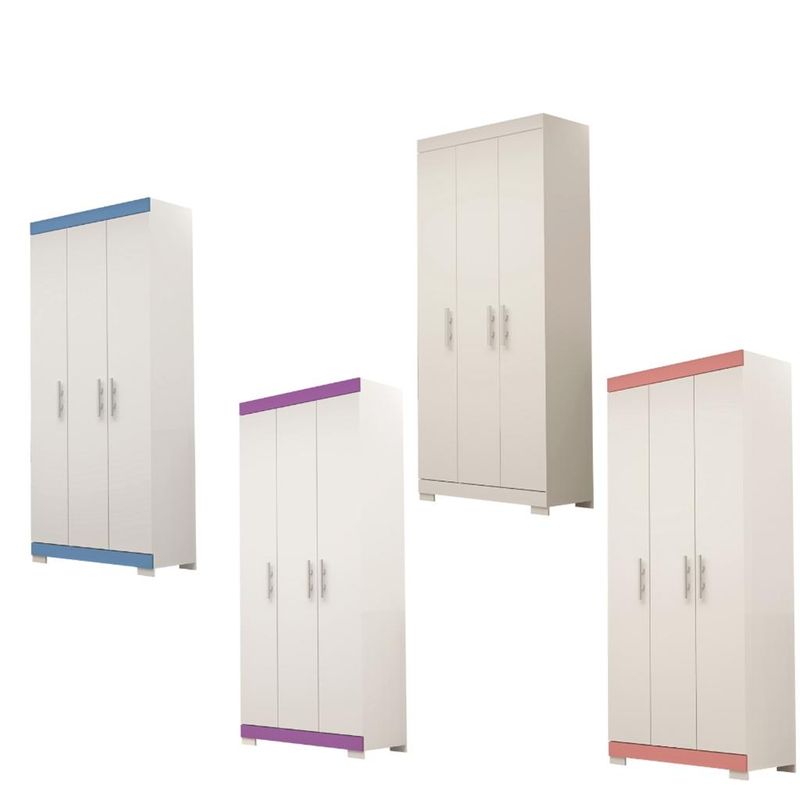 Guarda-Roupas-Solteiro-3-Portas-2-Gavetas-Flex-Lana-ACP-