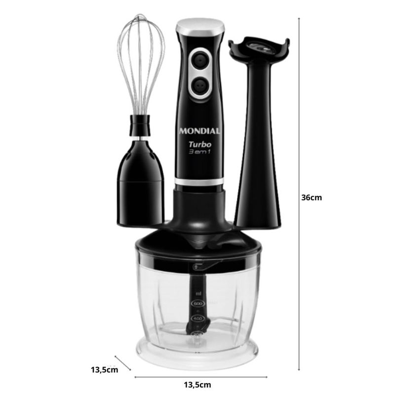 Mixer Mondial 3 em 1 M14 350W