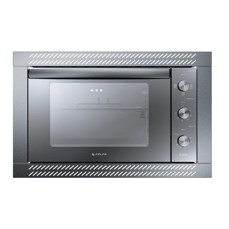 Forno-Eletrico-de-Embutir-Atlas-U-Top-Style-Espelhado-44L