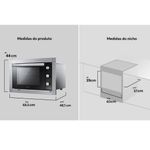 Forno-Eletrico-de-Embutir-Atlas-U-Top-Style-Espelhado-44L