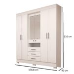 Guarda-Roupas-Casal-6-Portas-3-Gavetas-Com-Espelho-