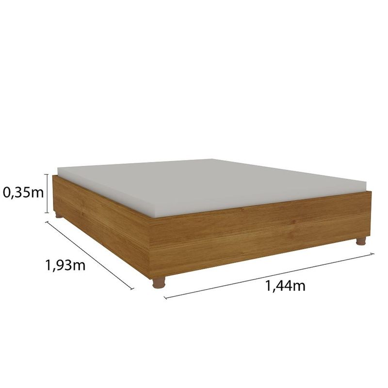 Cama-Casal-para-Colchao-Box-Monaco-Tcil