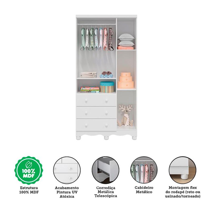 Guarda-Roupa-Infantil-3-Portas-3-Gavetas-Uli-New-Moveis-Peroba