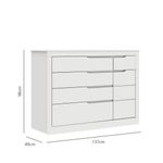 Comoda-5-Gavetas-1-Porta-Cleo-Carolina-Baby
