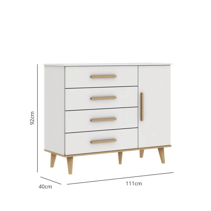 Comoda-4-Gavetas-1-Porta-Ludmila-Carolina-Baby