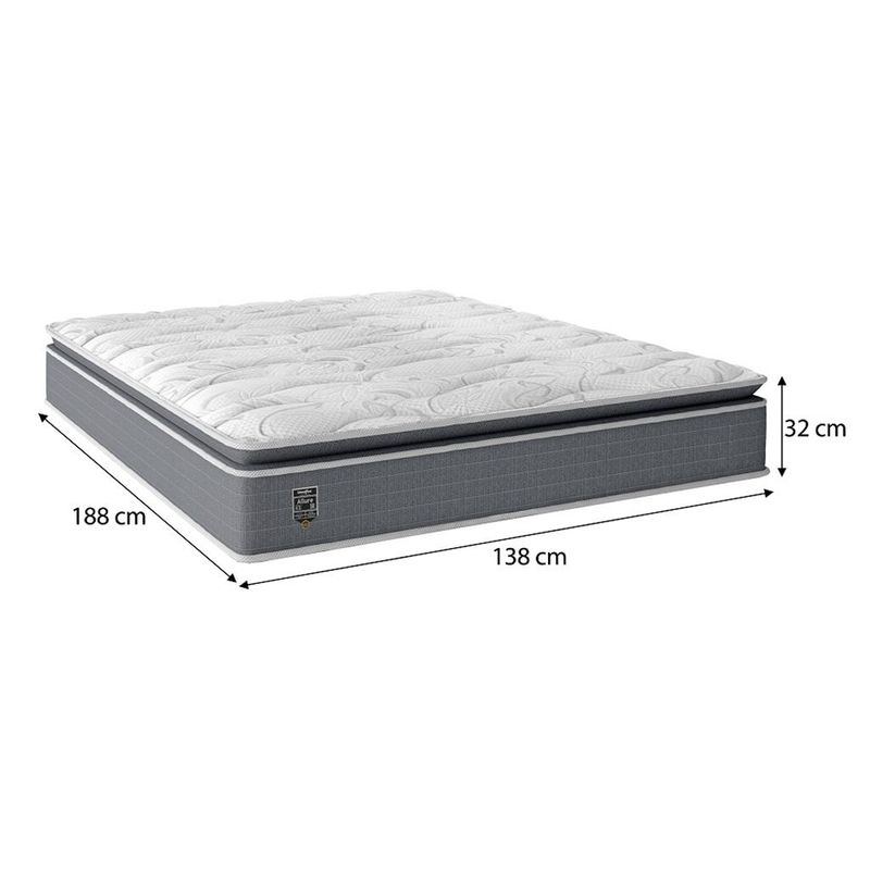 Colchao-Casal-138cm-Molas-Ensacadas-Pillow-Top-Allure-Umaflex-