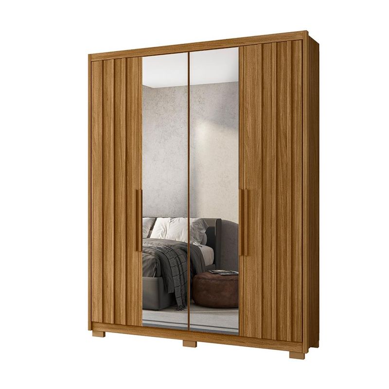 Guarda-Roupa-Solteiro-Espelho-4-Portas-3-Gavetas-California-Moval