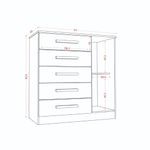 Comoda-5-Gavetas-1-Porta-Milao-Aramoveis