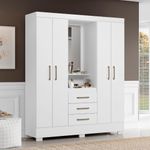 Guarda-Roupas-Casal-4-Portas-3-Gavetas-Flex-Paris-Aramoveis