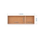 Armario-Aereo-3-Portas-120cm-A843-Poquema